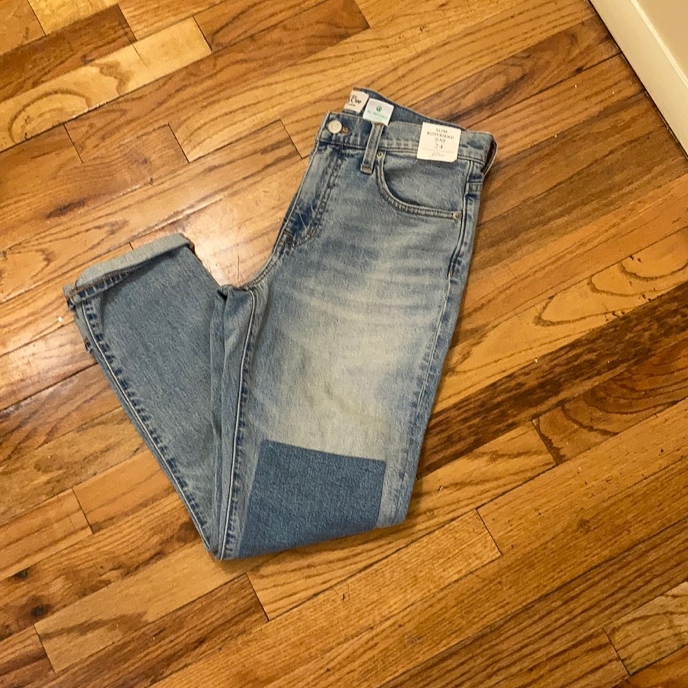 J. Crew Slim Boyfriend Jeans in Chester Wash - Size 24